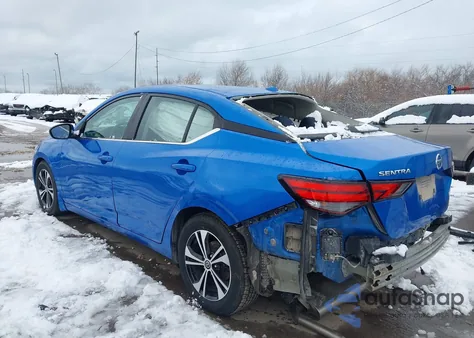 2021 Nissan Sentra Sv Xtronic Cvt z USA, uszkodzony, nr VIN 3N1AB8CV6MY231570